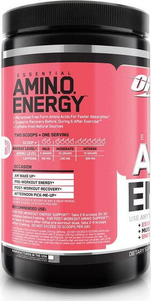 Optimum Nutrition Amino Energy, Watermelon, - 30 Servings 9.5 oz (270gm)