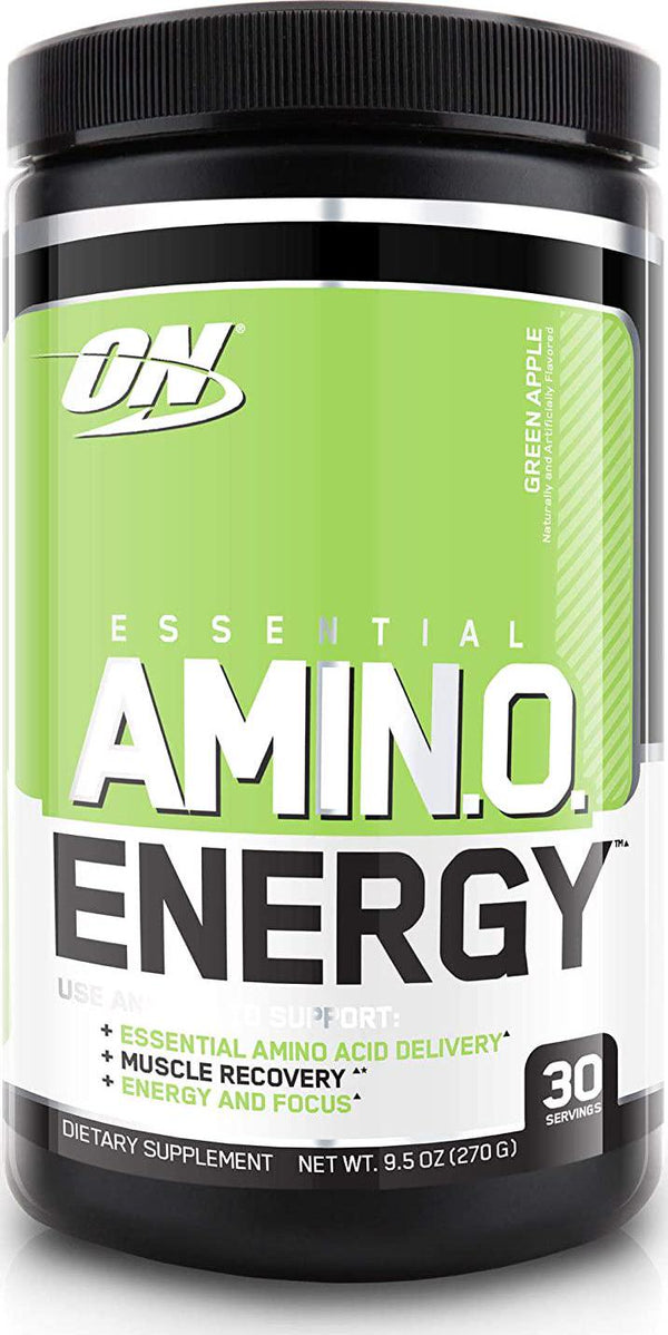 Optimum Nutrition Amino Energy with Green Tea and Green Coffee Extract, Flavor: Green Apple, 30 Servings