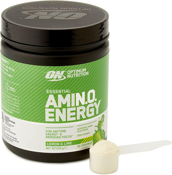 Optimum Nutrition Amino Energy Diet Supplement, 270 g, Lemon Lime