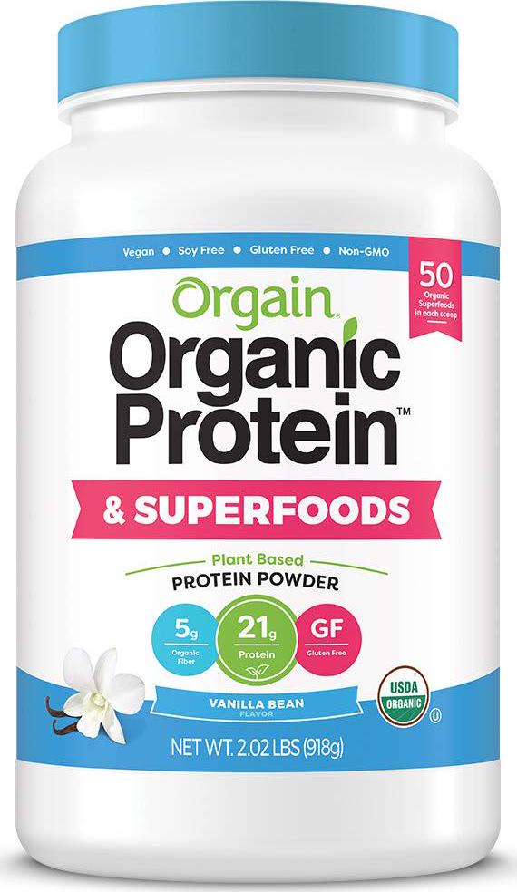 Orgain Bundle - Berry Superfoods Powder and Vanilla Protein and Superfoods Powder - Made without Gluten, Non-GMO