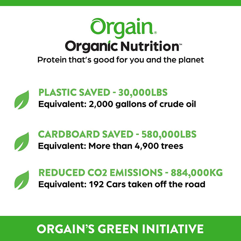 Orgain Organic Plant Based Protein Powder, Peanut Butter - Vegan, Low Net Carbs, 2.03 Pound and Organic Plant Based Protein Powder, Creamy Chocolate Fudge - Vegan, Low Net Carbs, Non Dairy, 2.03 Pound