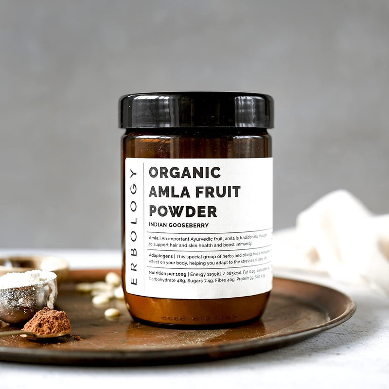 Organic Amla Powder 300g - Indian Gooseberry - Adaptogen - Sustainably Sourced from India