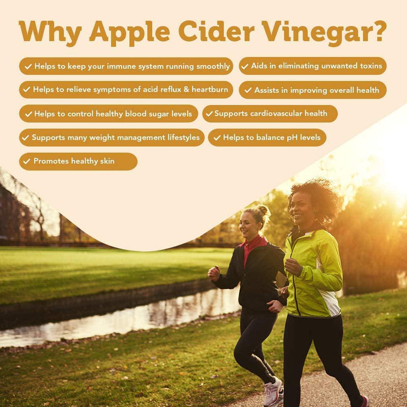 Organic Apple Cider Vinegar Capsules - by Vitamin Bounty - 500mg Made in USA