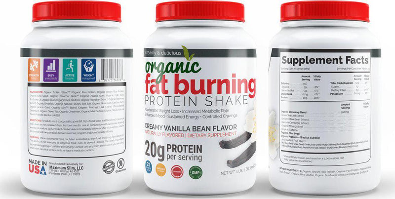 Organic Fat Burning Protein Shake