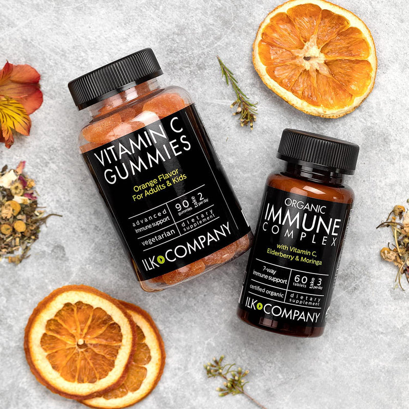 Organic Immune Support Complex - Once Daily Multi-System Immune Defense - Promotes Healthy Stress Response - Supports a Healthy Respiratory System
