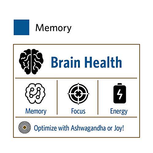 Organic India Memory Herbal Supplement - Supports Mental Clarity and Healthy Nervous System, Immune Support, Vegan, Gluten-Free, Kosher, USDA Certified Organic, Non-GMO - 90 Capsules