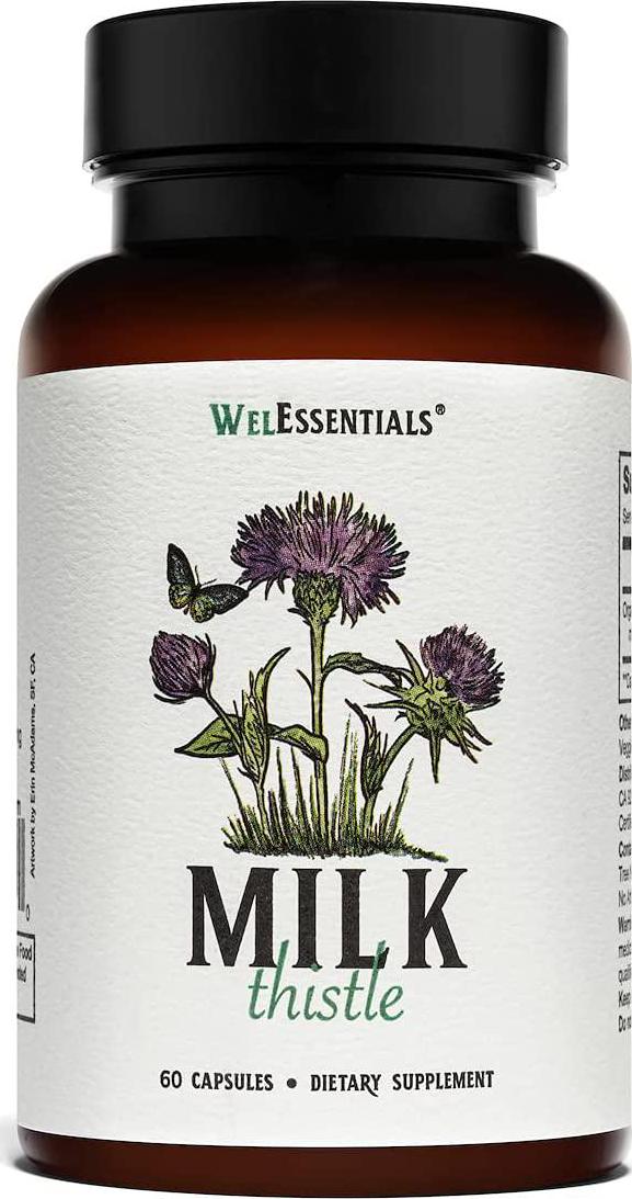 Organic Milk Thistle Extract 5:1 (Seed) (Vegetarian Capsules) (1 Bottle)