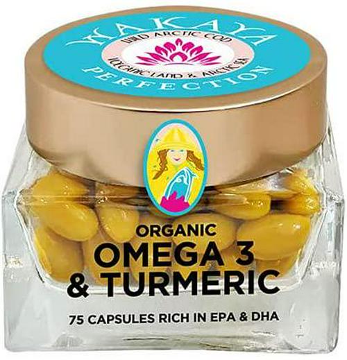 Organic Omega 3 and Turmeric Capsules (75 CT | 250 MG)
