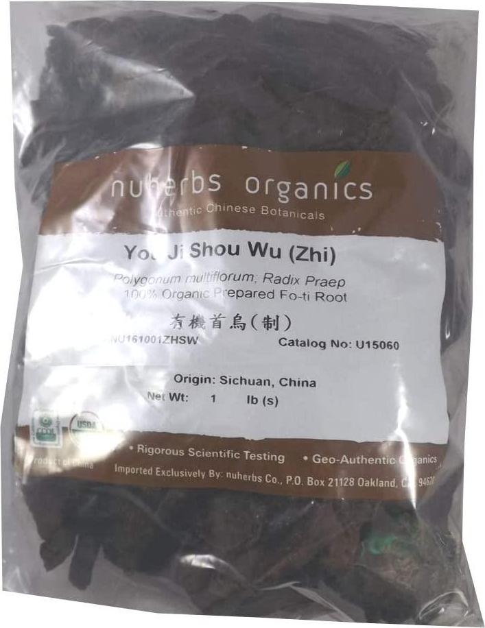 Organic Prepared Fo-ti Root - You Ji Shou Wu (Zhi)