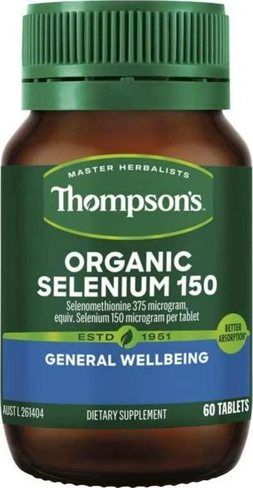 Organic Selenium 150mcg 60 Tablets