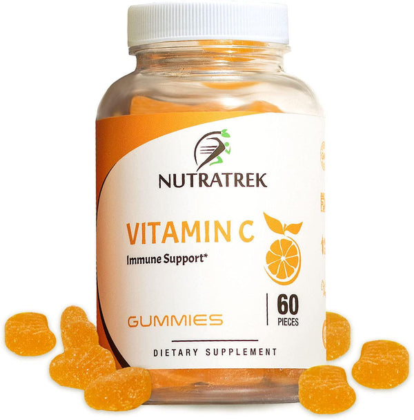 Organic Vitamin C Gummies (60ct, 250mg) - Pure. Powerful. Potent. Chewable Immune Booster for Adults and Kids Full of Rich AntiOxidants. an Alternative to VIT C Capsules and Pills. Vegan and Gluten Free.
