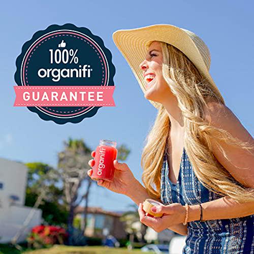 Organifi: Glow - Organic Collagen Supplement Powder - 30 Servings- USDA Certified Organic and Vegan - Superior Hydration, Build Collagen, Achieve Radiant Skin - Potent Superfood Blend - Immunity Support