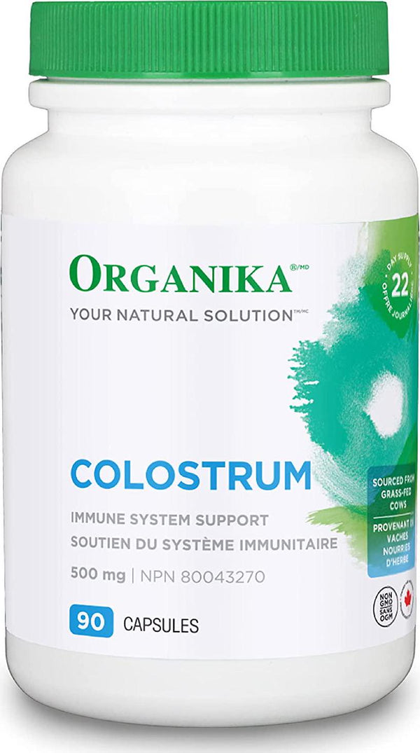 Organika Colostrum 500mg 90 Capsules