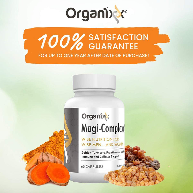 Organixx - Magi Complexx - Natural Anti-Inflammatory - 60 Capsules - 3 Powerful and Natural Inflammatory Support Agents, Soothe Aching Joints, Nourish Every Fiber of Your Body