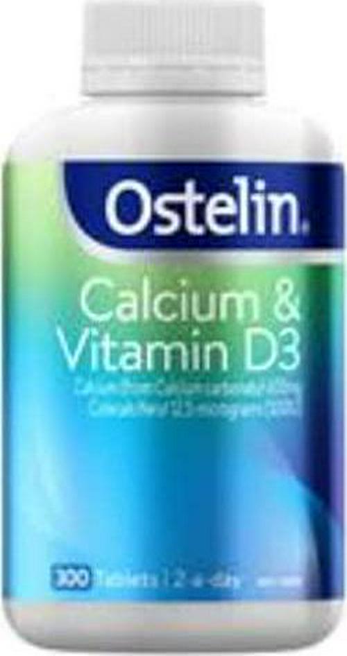 Ostelin Calcium and Vitamin D3 Tablets, Tan, 400 Count
