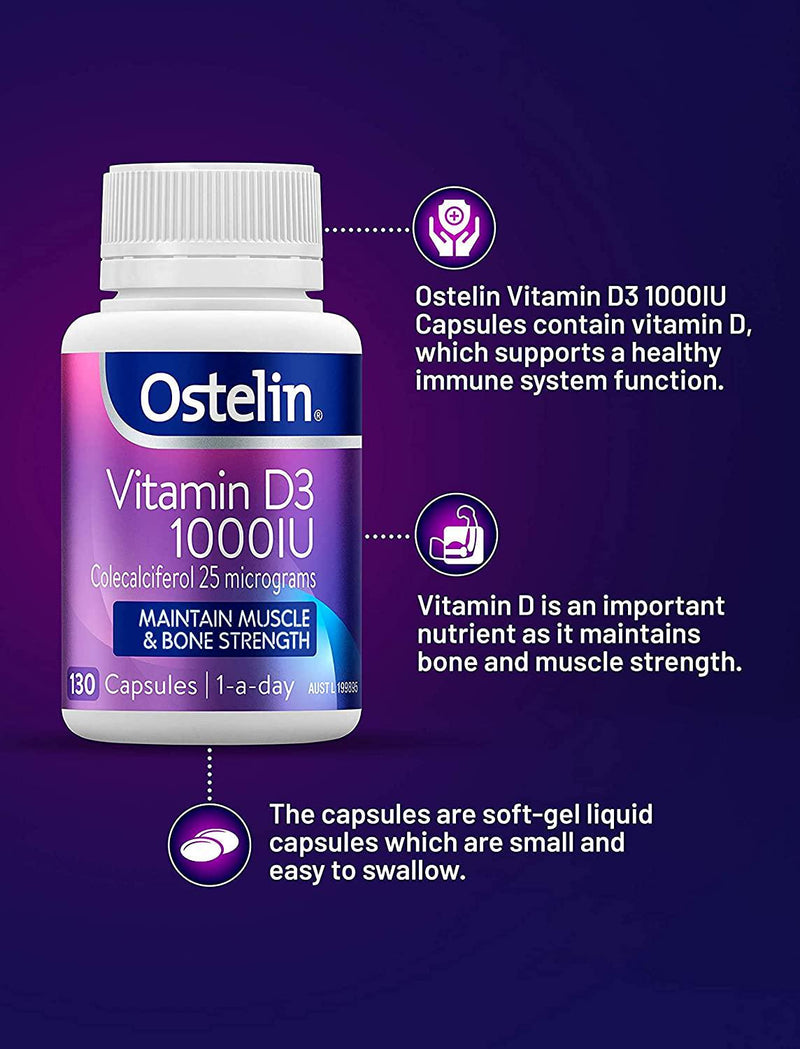 Ostelin Vitamin D3 1000IU