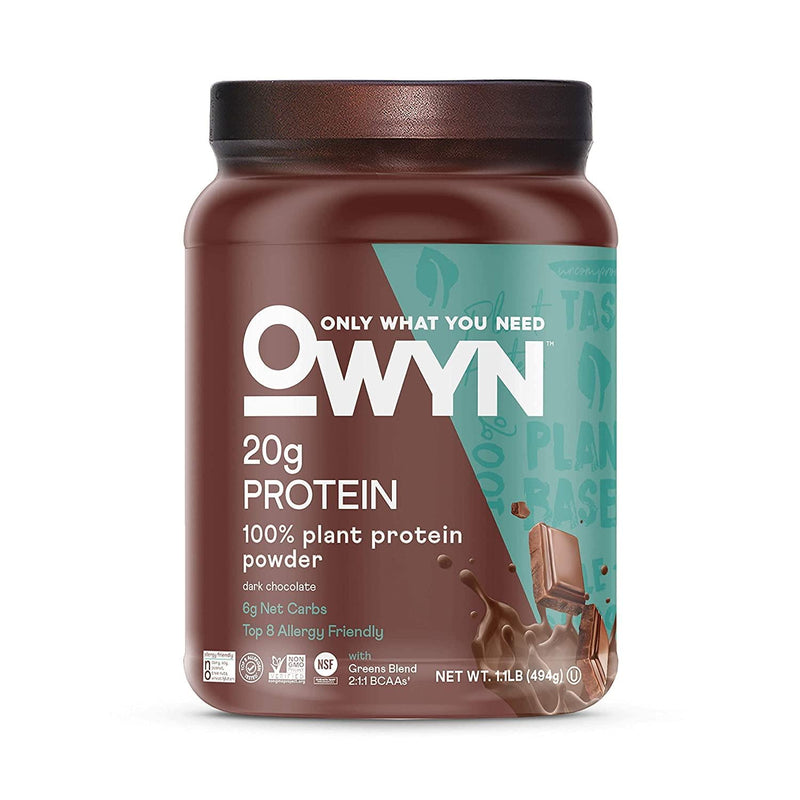 Owyn Chocolate Bundle, 100% Vegan, 20g Protein Shake and 20g Protein Powder, Omega-3, Both with Superfoods Greens Blend