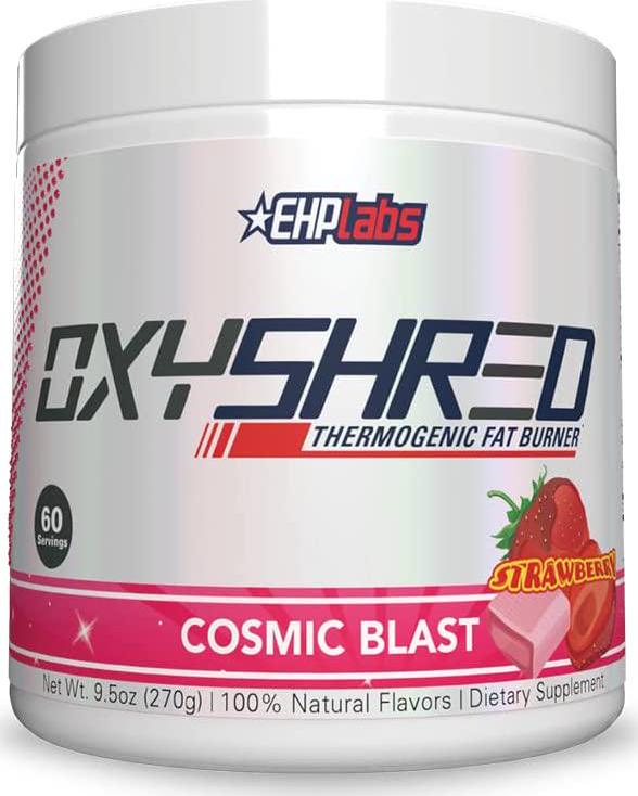 OxyShred Thermogenic Fat Burner by EHPlabs - Weight Loss Supplement, Energy Booster, Pre-Workout, Metabolism Booster (Cosmic Blast)