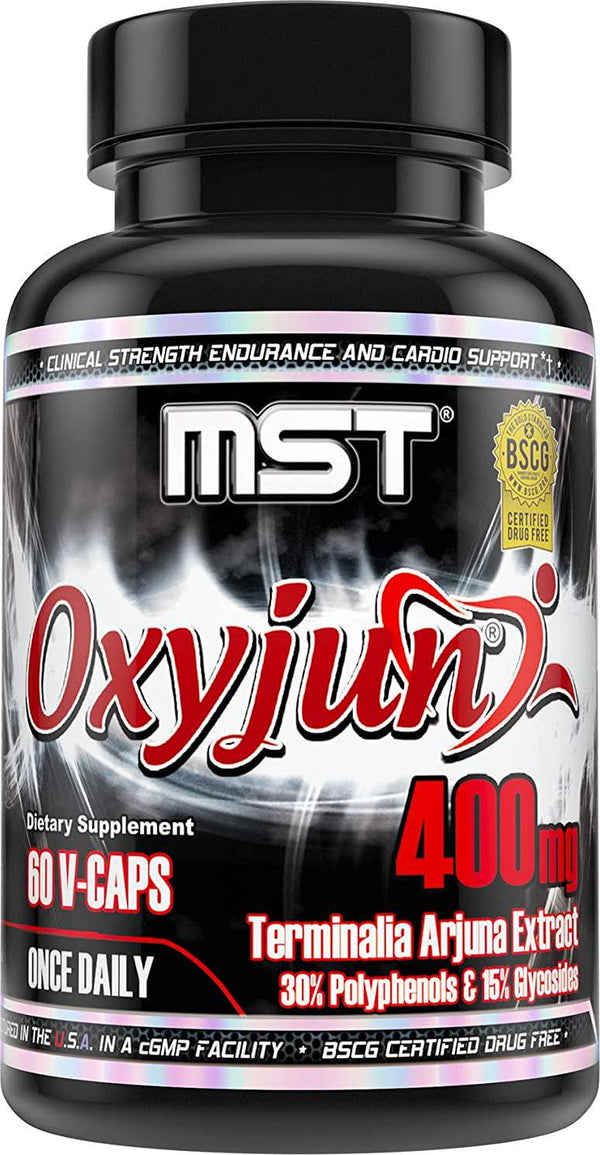 Oxyjun | Terminalia Arjuna Extract | Support Heart Health, Endurance, Sport Performance and Fatigue Reduction | 60 V Capsules by Millennium Sport Technologies/MST