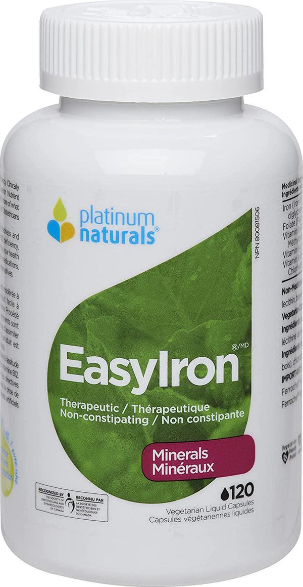 PLATINUM NATURALS Easy Iron, 120 CT