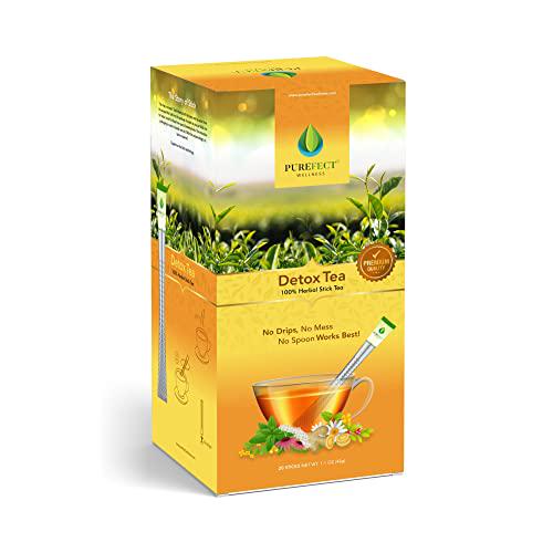 PUREFECT WELLNESS Purefect Wellness Herbal Detox Tea Stick (Pack of 2 with 20 Sticks Each)