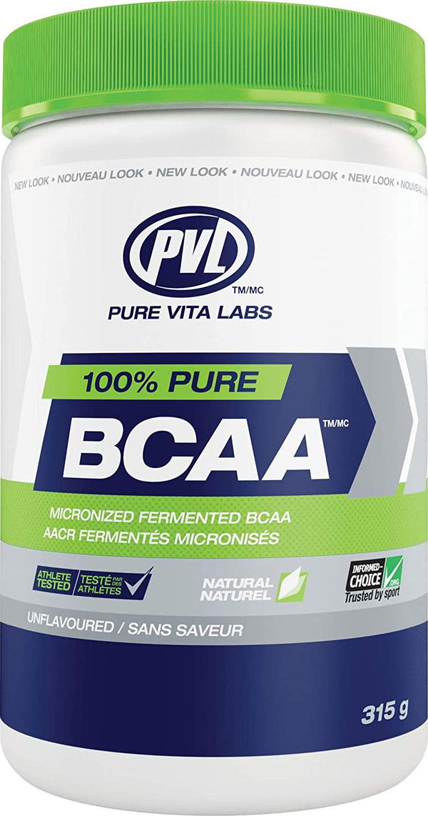 PVL 100% Pure BCAA - Unflavoured - 315g