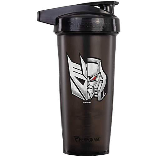 Performa ACTIV Series - Transformers 28oz Shaker Bottle (MegaTron), Best Leak Free Bottle with ActionRod Mixing Technology for Your Sports and Fitness Needs!
