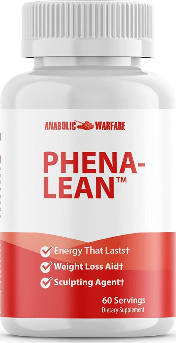 Phena-Lean Premier Supplement from Anabolic Warfare Thermogenic Body Composition Supplement Fuel Your Fire, Boost Energy, Increase Focus* - 60 Capsules.