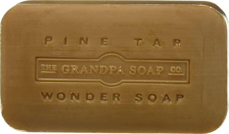 Pine Tar Bar Soap by The Grandpa Soap Company | The Original Wonder Soap | 3-in-1 Cleanser, Deodorizer and Moisturizer | 4.25 Oz.