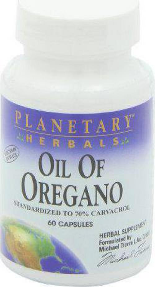 Planetary Herbals Oil of Oregano, May Provide Support To The Immune System,60 Vegetarian Capsules