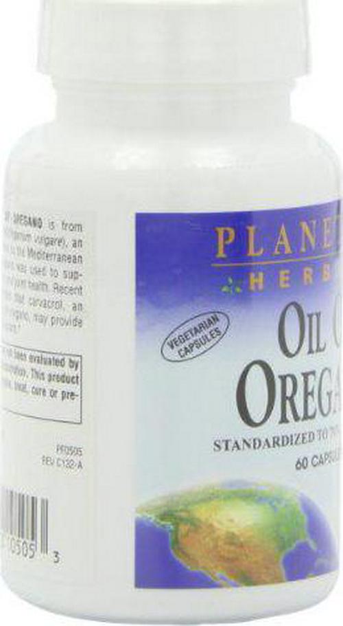 Planetary Herbals Oil of Oregano, May Provide Support To The Immune System,60 Vegetarian Capsules