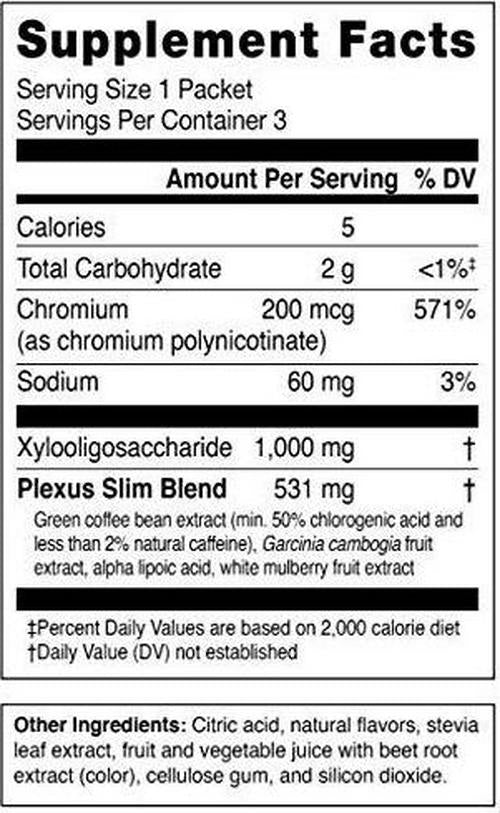 Plexus Slim Pink Drink Microbiome Activating 30 Packets