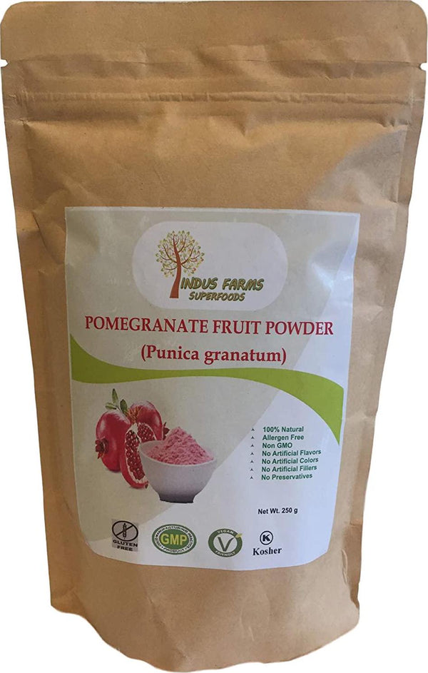 Pomegranate Fruit Powder 250 gms- Boosts Immunity, Antioxidant Superfood Dietary Supplement- Shakes, Juices, Smoothies, Tea, Baking, Salad Dressing