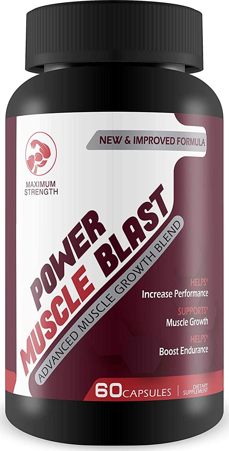 Power Muscle Blast- Max Strength- Advanced Muscle Growth Blend- Helps Increase Performance- Supports Muscle Growth- Helps Boost Endurance