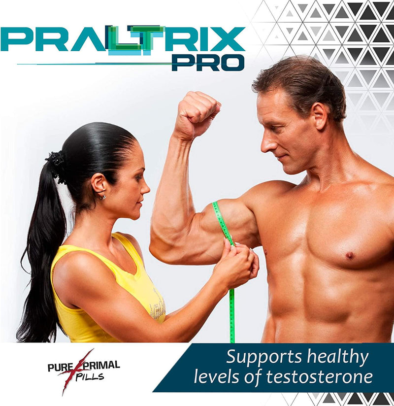 Praltrix Pro Male Power Testo Blast - Explosive Testo Boost by Pure Primal Pills - Feel Alpha Power and Endurance with a Natural Boost of Testosterone - Herbal Power Formula - Increase Muscle - TRT