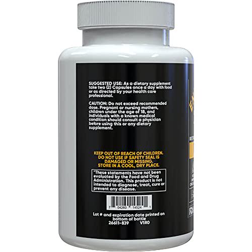 Primal Pharm Endurance | 1300mg Natural Nitric Oxide Boosting Beet Root Powder Supplement, All Natural, Vegan, Organic for Athletic Performance and Circulation - 60 Caps