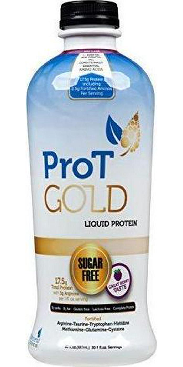 ProT Gold Oral Protein Supplement, Berry Flavor 30 oz. Bottle Ready to Use, 851010004157 - ONE Bottle