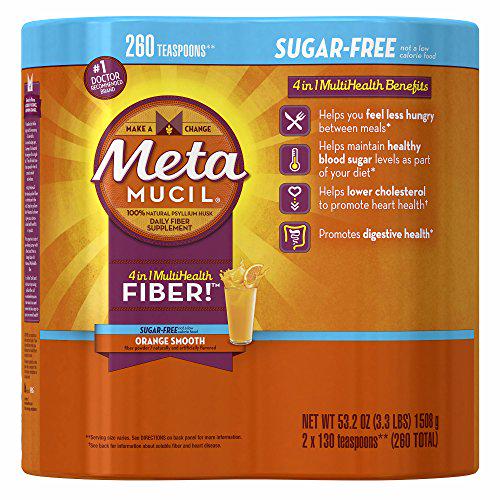 Product of Metamucil Orange Smooth Sugar-Free Powder, 2 pk./130 tsp. - [Bulk Savings]