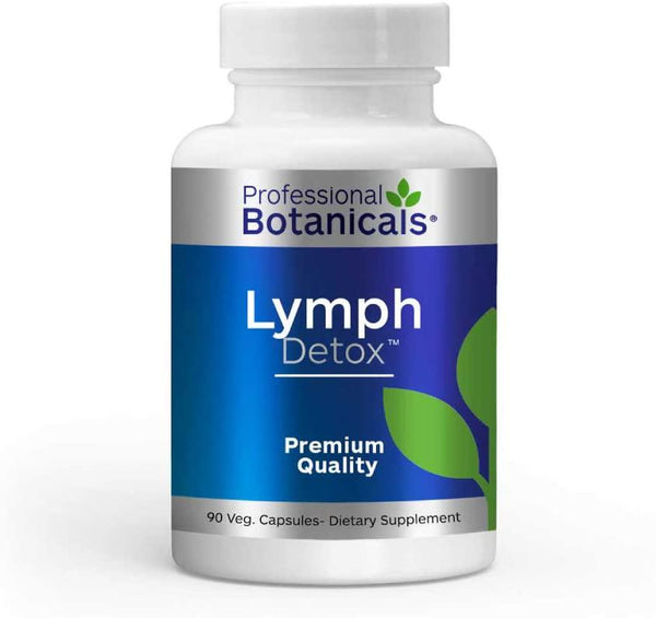 Professional Botanicals Lymph Detox - Natural Vegan Lymphatic Drainage Supplement Supports Natural Detoxification and Immune Function - 90 Vegetarian Capsules