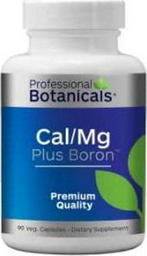Professional Botanicals Cal/Mg + Boron - Vegan Formulated to Support Bone Health and Healthy Skin, Teeth and Nails Calcium Magnesium and Boron 90 Vegetarian Capsules