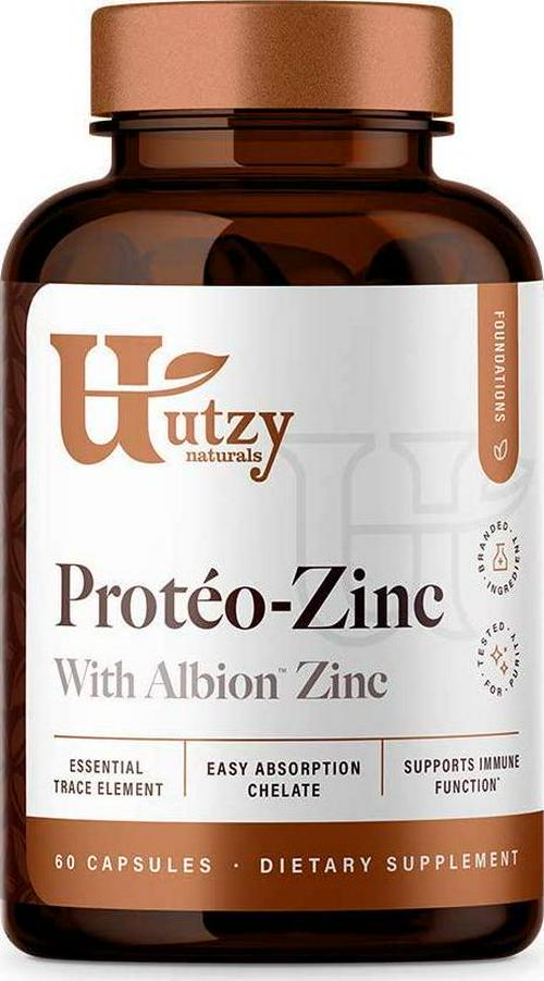 Protéo-Zinc | 60 Capsules | Immune Support with Albion TRAACS Chelated Zinc