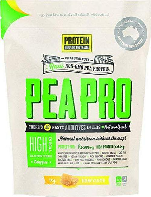 Protein Supplies Australia PeaPro Raw Pea Protein Powder, Honeycomb 1 kg , , Honeycomb 1 kilograms