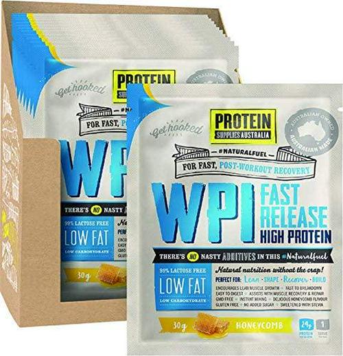 Protein Supplies Australia Whey Protein Isolate, Honeycomb 12 Pack , , Honeycomb 360 grams , Pack of 12