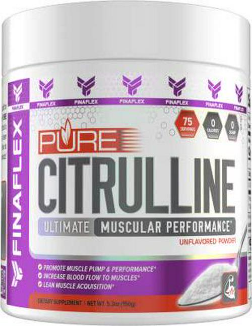 Pure Citrulline Ultimate Muscular Performance Increase Muscle Pump Promote Blood Flow Suppor Lean Muscle (Unflavored)