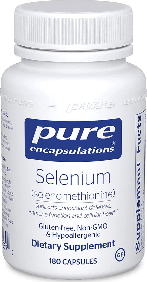 Pure Encapsulations Selenium (Selenomethionine) | Antioxidant Supplement for Immune System, Prostate, Collagen and Thyroid Support* | 180 Capsules