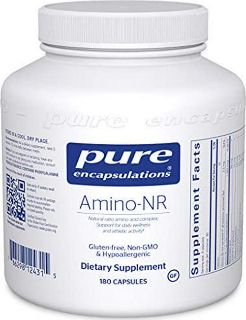 Pure Encapsulations Amino-NR | Natural Ratio Amino Acid Complex Support for Daily Wellness, Immune Function, and Athletic Activity* | 180 Capsules