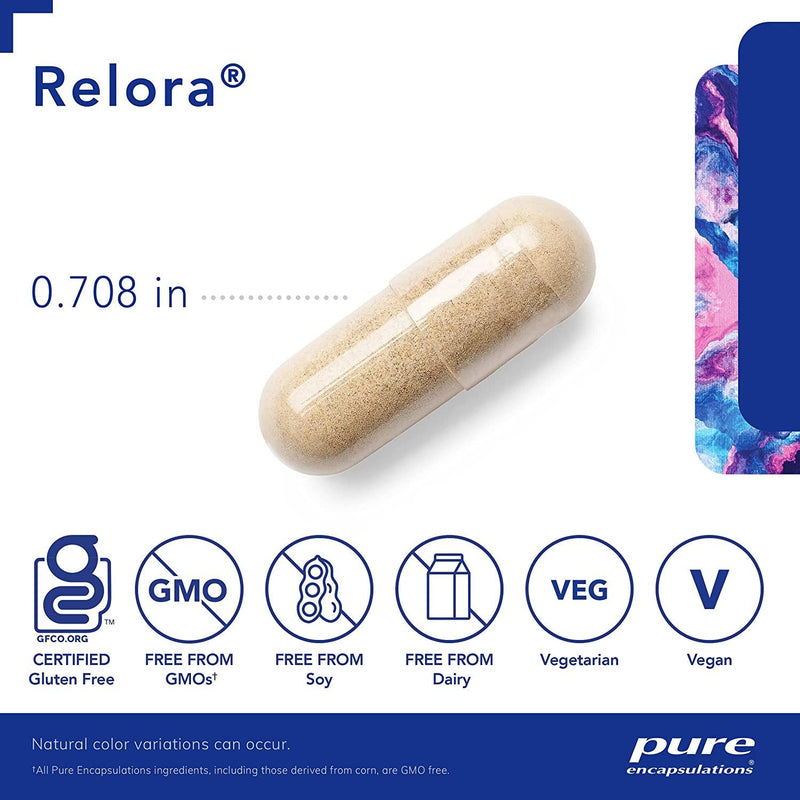 Pure Encapsulations - Relora - Hypoallergenic Supplement Promotes Healthy Cortisol and DHEA Production and Moderates Occasional Stress - 180 Capsules