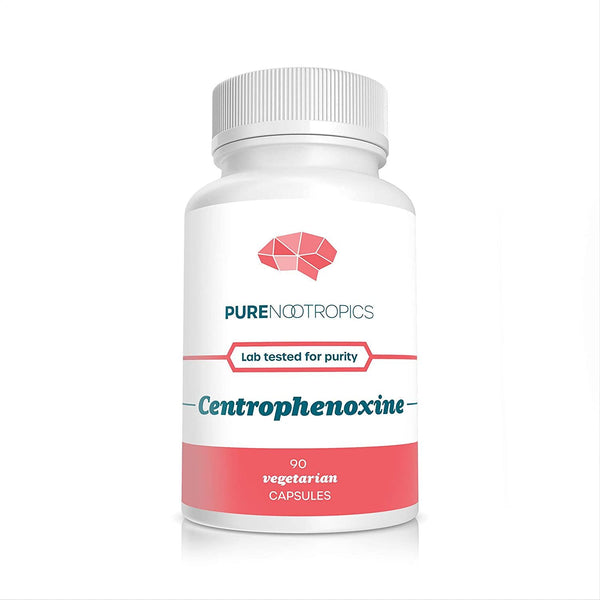 Pure Nootropics Centrophenoxine (90 Vegetarian Capsules) - Brain Supplement for Cognitive Support, Memory Enhancement, Improved Mental Focus | Promotes Anti Aging Properties and Combats Memory Loss