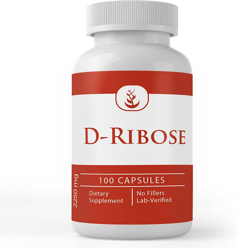 Pure Original Ingredients D-Ribose, (100 Capsules) Always Pure, No Additives Or Fillers, Lab Verified