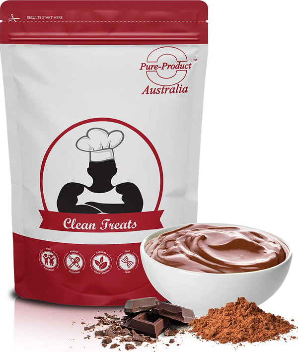 Pure Product Australia Casein Custard, Chocolate, Chocolate, 500 grams